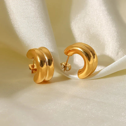 [Royal Vicky]Henrietta Gold Earrings