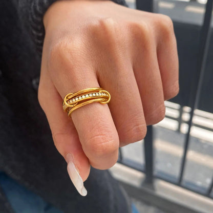 [Royal Vicky]Divine Diamond Ring Stack