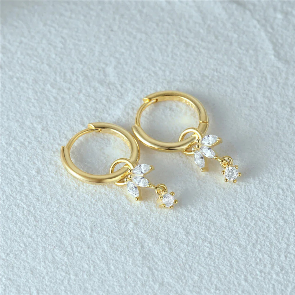 [Royal Vicky]Brooke Removable Charm Hoops