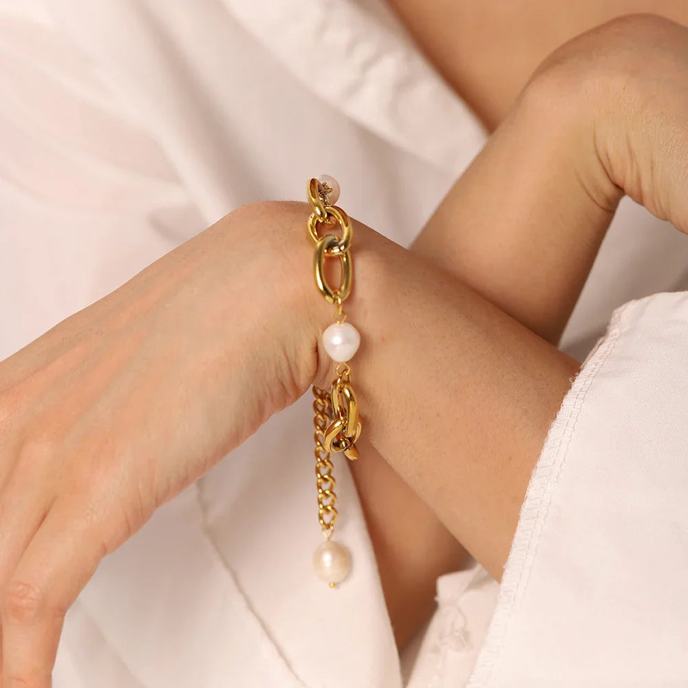 [Royal Vicky]Serafina Freshwater Pearl Bracelet
