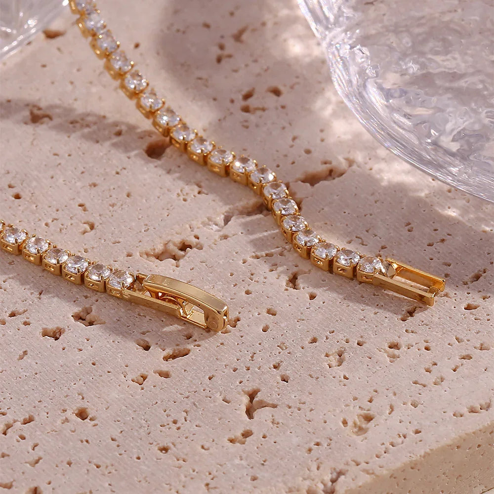 [Royal Vicky]Isolde Diamond Tennis Necklace