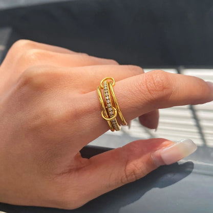 [Royal Vicky]Divine Diamond Ring Stack
