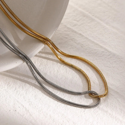 [Royal Vicky]Talia Two Tone Necklace