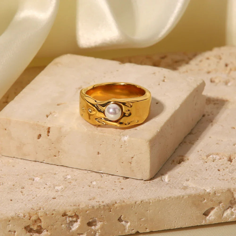 [Royal Vicky]Cerulia Freshwater Pearl Ring