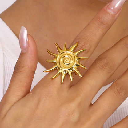 [Royal Vicky]Solstice Golden Sun Ring