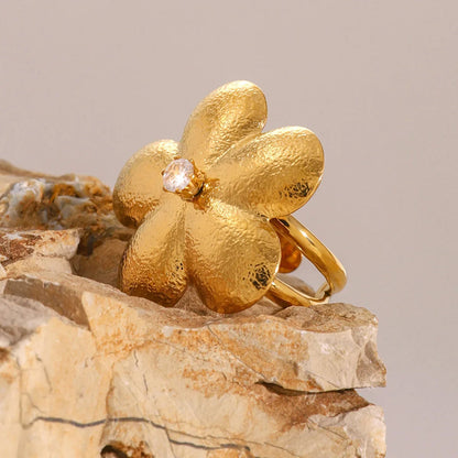 [Royal Vicky]Flora Gold Petal Ring