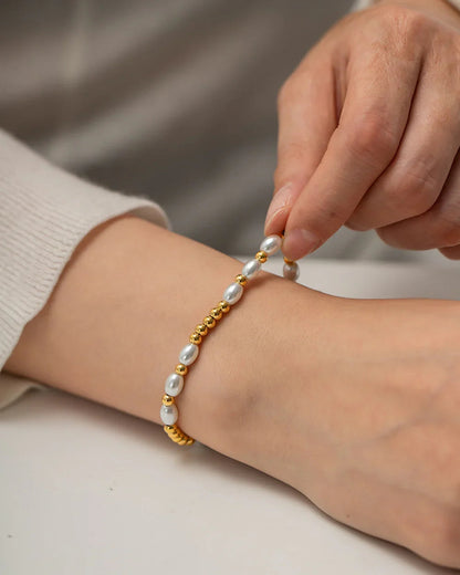 [Royal Vicky]Wynn Freshwater Pearl Bracelet