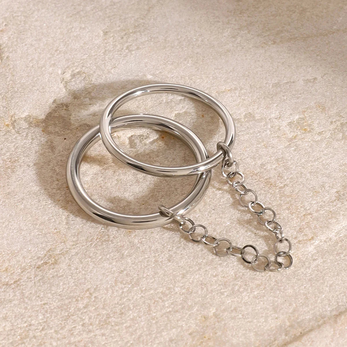 [Royal Vicky]Bridget Chain Stacked Ring
