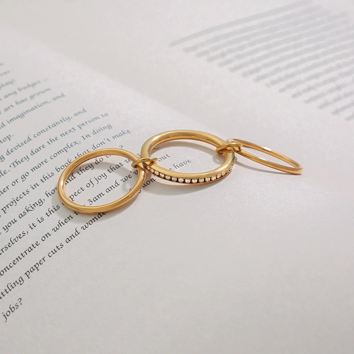[Royal Vicky]Divine Diamond Ring Stack
