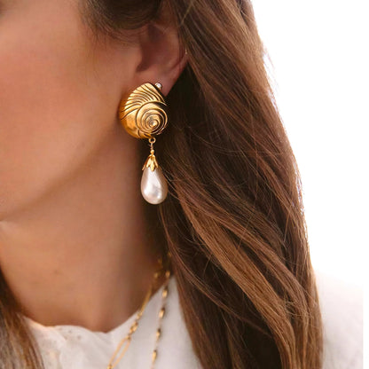 [Royal Vicky]Eleonora Freshwater Pearl Earrings