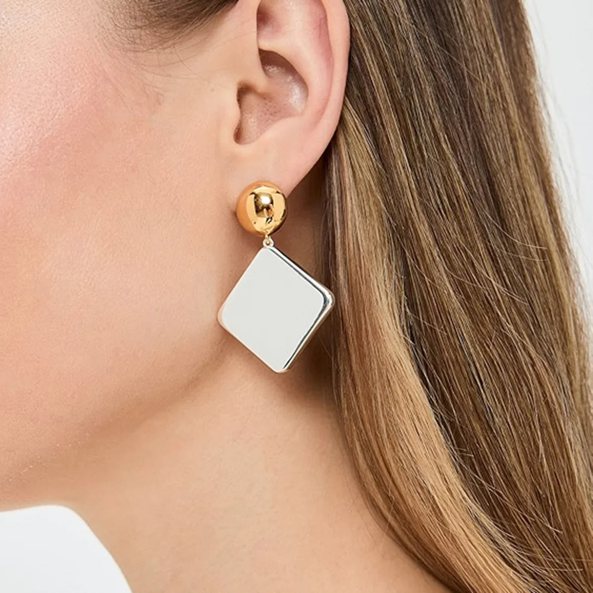 [Royal Vicky]Kelly Geometric Drop Earrings
