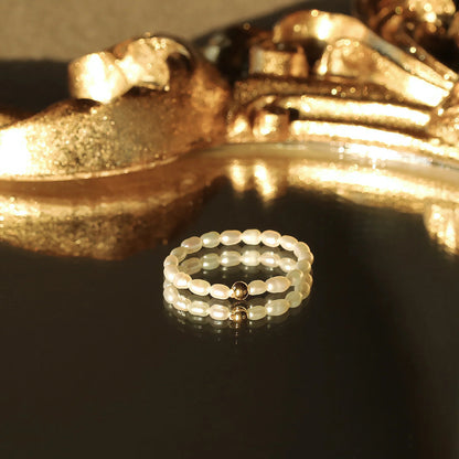 [Royal Vicky]Aurora Pearl Band Ring