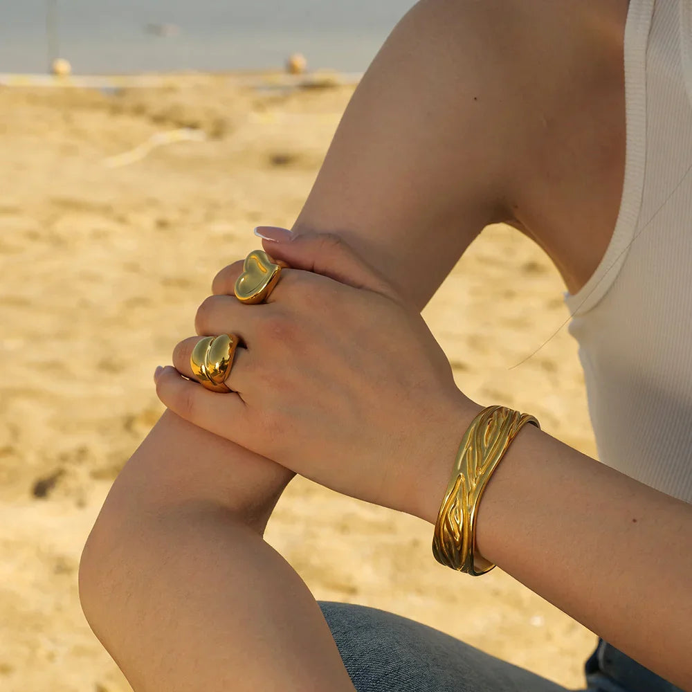 [Royal Vicky]Delia Gold Ring