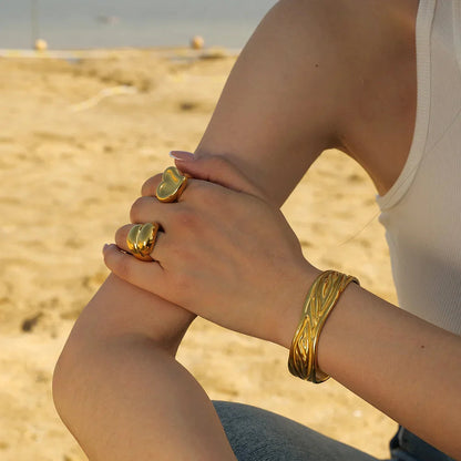 [Royal Vicky]Delia Gold Ring