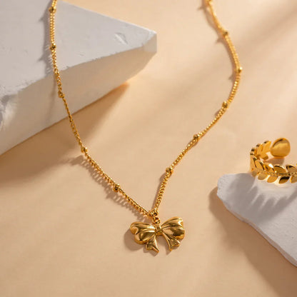 [Royal Vicky]June Bow Necklace