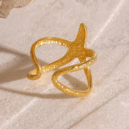 [Royal Vicky]Aurelie Gold Starfish Ring