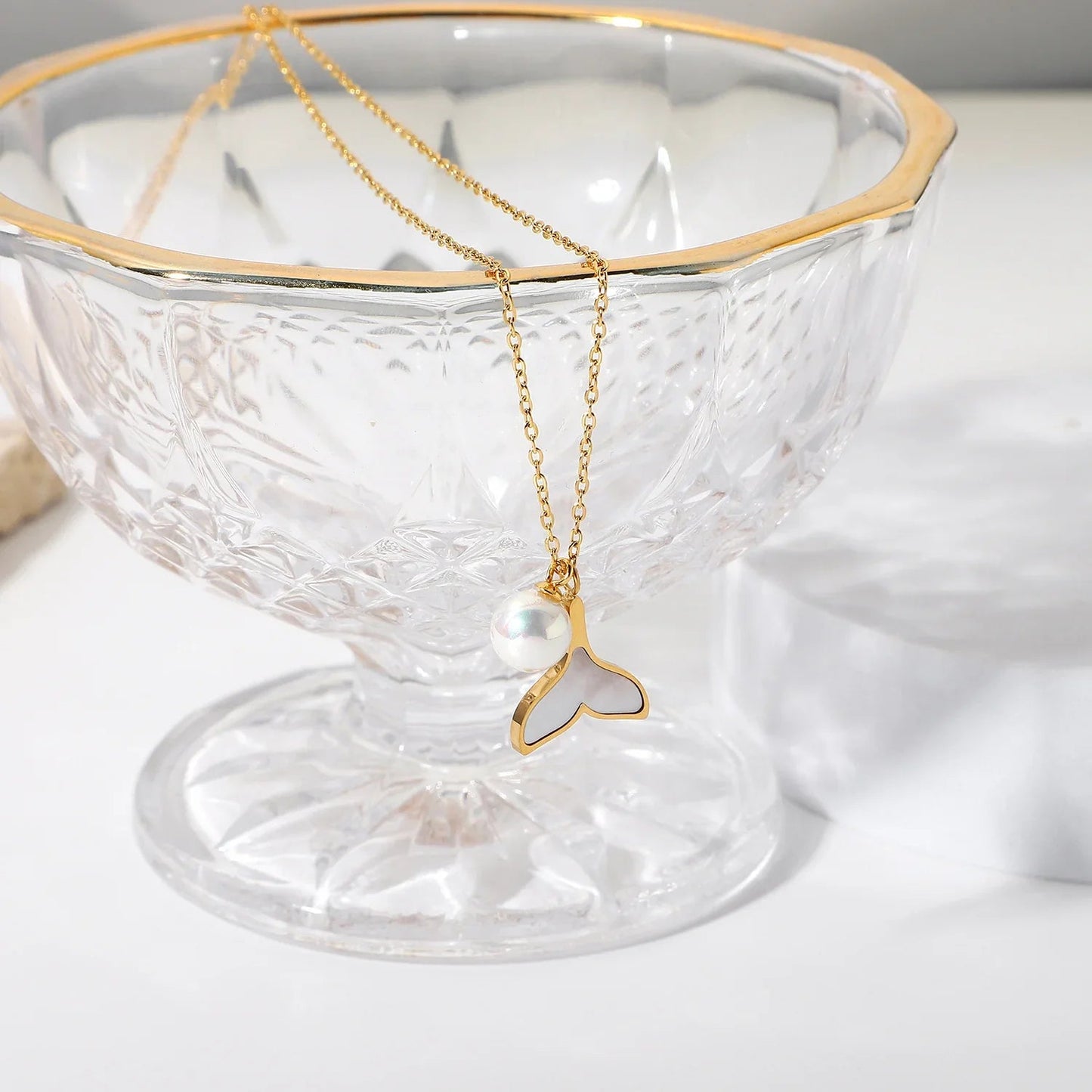 [Royal Vicky]Mermaid Freshwater Pearl Necklace