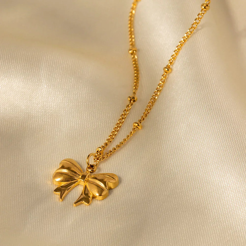 [Royal Vicky]June Bow Necklace