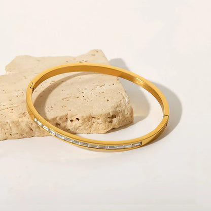 [Royal Vicky]Grace Gold Diamond Bangle