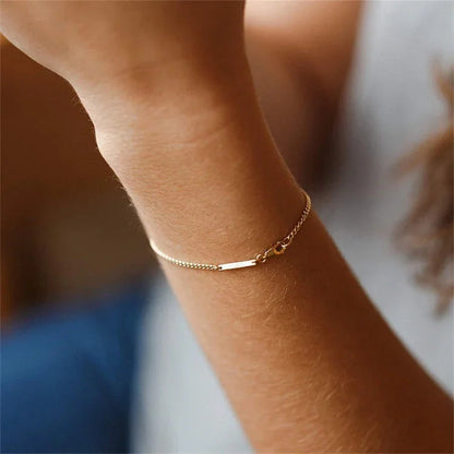[Royal Vicky]Rosemary Gold Chain Bracelet