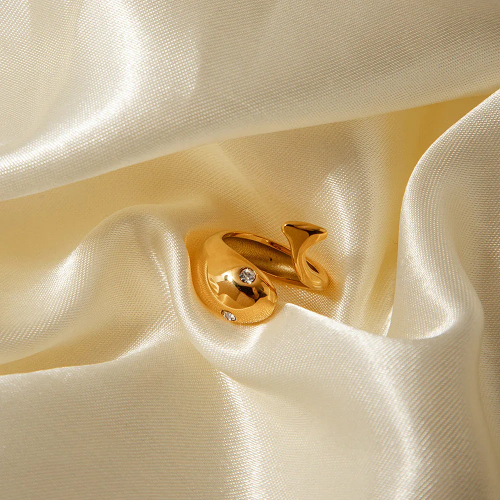 [Royal Vicky]Etta Gold Serpent Ring