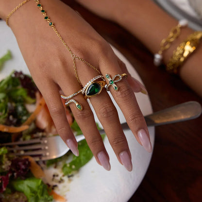[Royal Vicky]Joy Diamond Knot Gold Ring