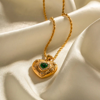 [Royal Vicky]Caelus Gold Heart Necklace