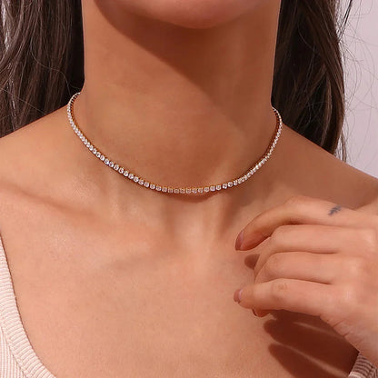 [Royal Vicky]Isolde Diamond Tennis Necklace