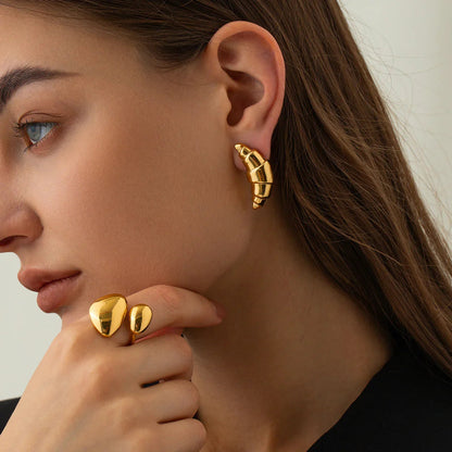[Royal Vicky]Emberly Gold Earrings