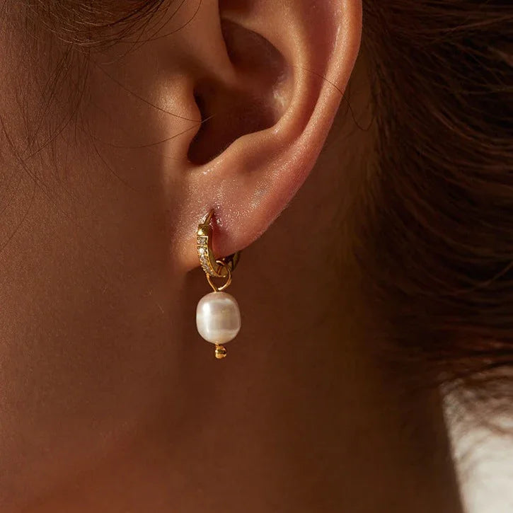 [Royal Vicky]Sara Pearl Earrings