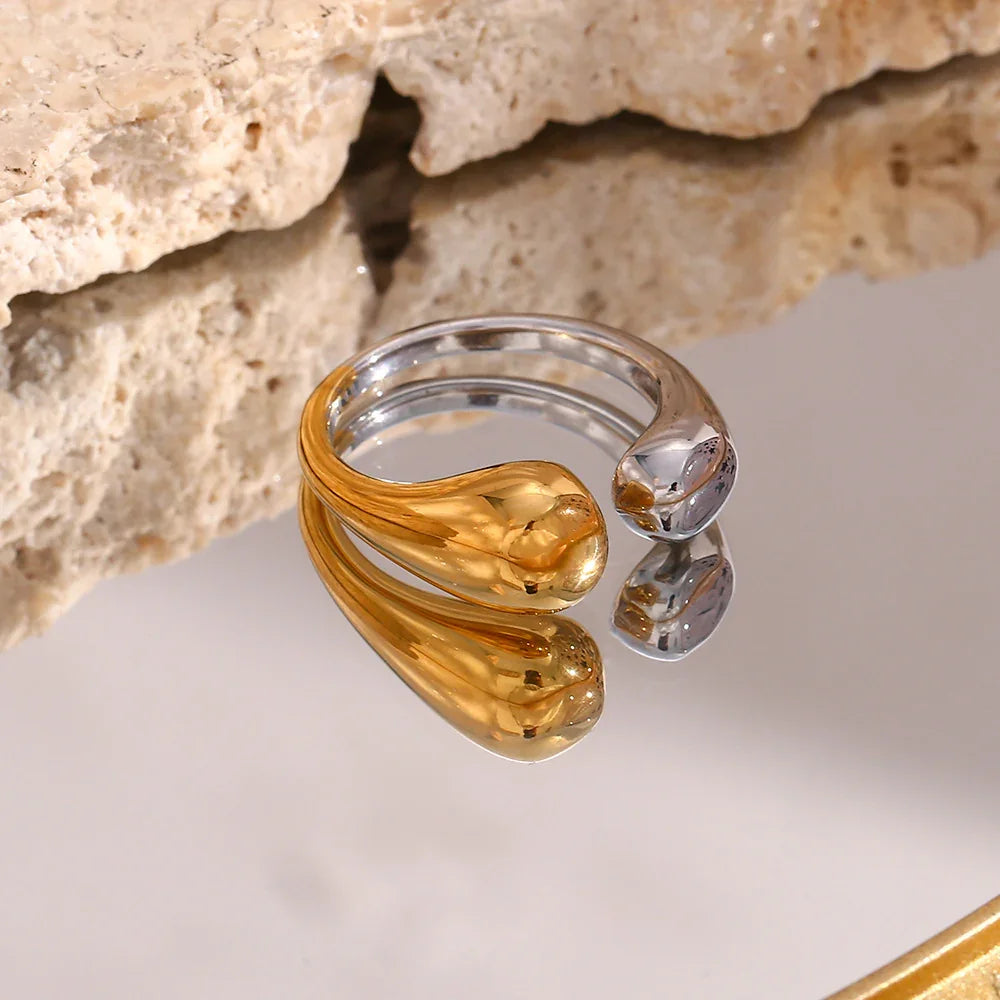 [Royal Vicky]Seren Two Tone Gold Ring