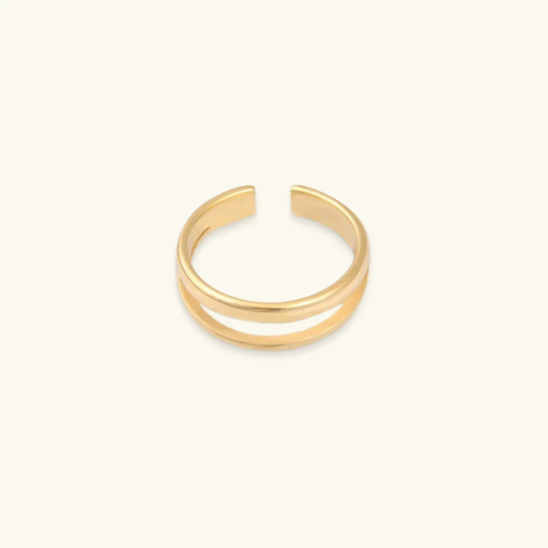 [Royal Vicky]Olivia Layered Gold Ring