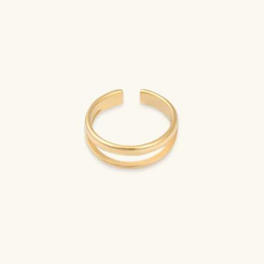 [Royal Vicky]Olivia Layered Gold Ring