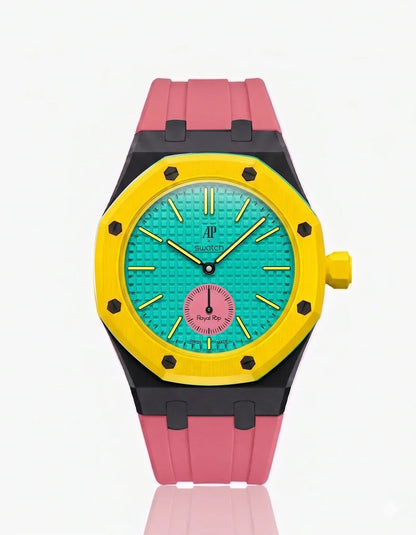 Silicone Strap & Case Royal Pop Otg Roz(Customize  Colors)