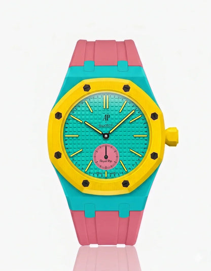 Silicone Strap & Case Royal Pop Otg Roz(Customize  Colors)