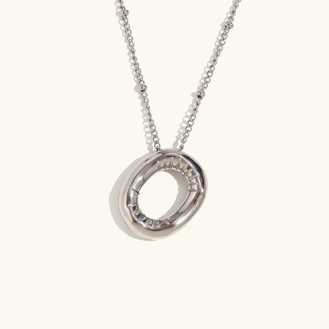 [Royal Vicky]Balloon Gold Initial Necklace