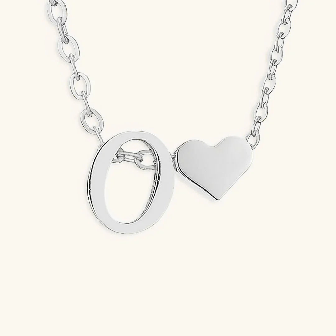 [Royal Vicky]Ria Initial Letter Gold Necklace