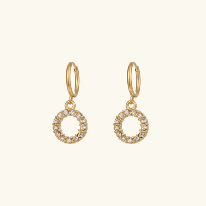 [Royal Vicky]Wilhemina Initial Letter Earrings