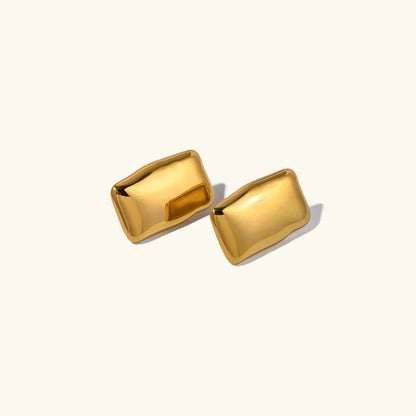 [Royal Vicky]Olive Gold Earrings