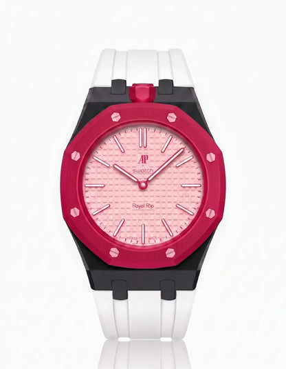 Silicone Strap & Case Royal Pop Otto Rosso(Customize  Colors)