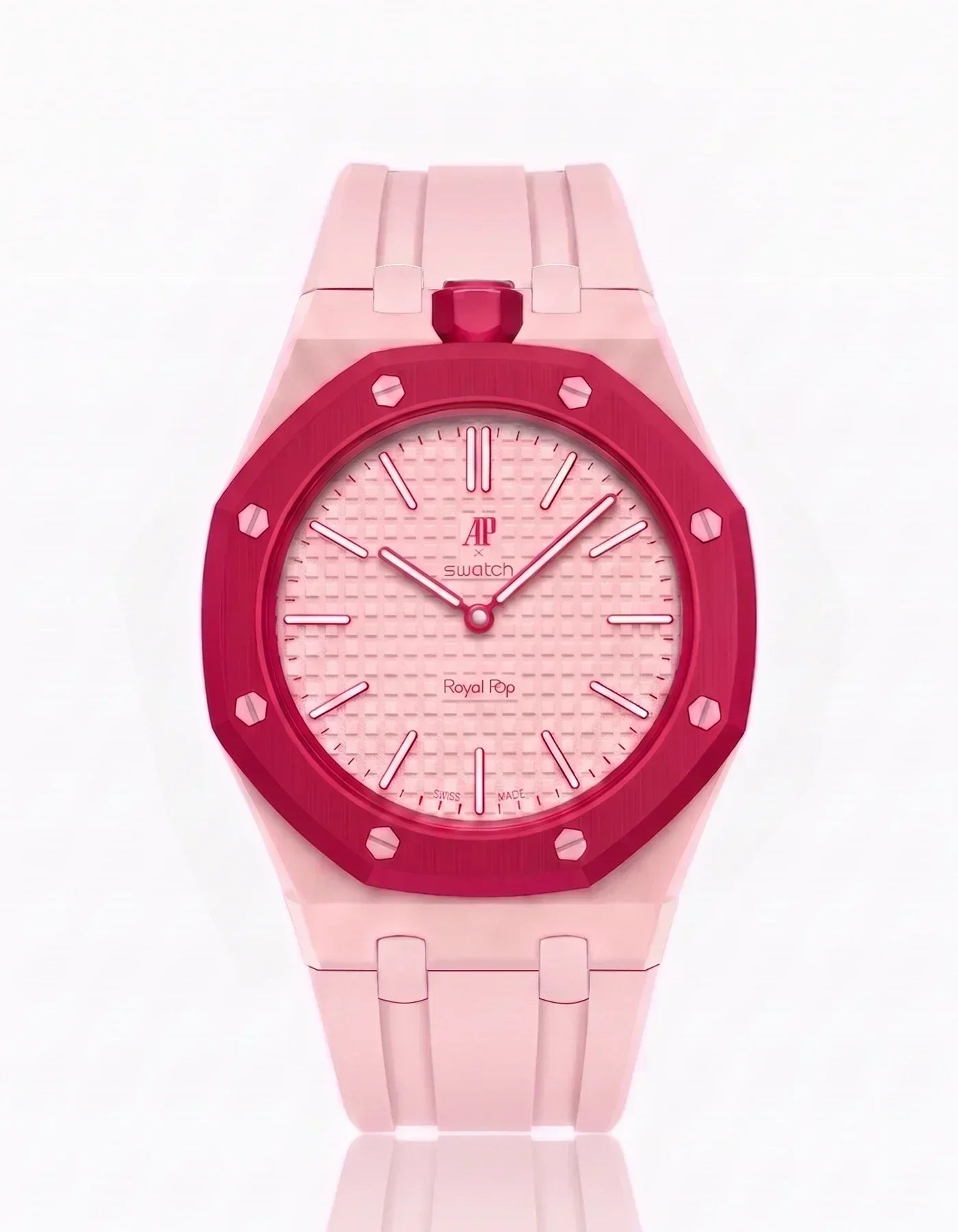 Silicone Strap & Case Royal Pop Otto Rosso(Customize  Colors)