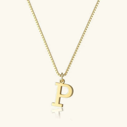 [Royal Vicky]Therese Letter Initial Gold Necklace
