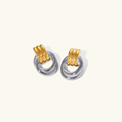 [Royal Vicky]Luna Layered Hoop Earrings