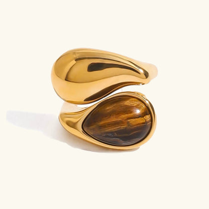 [Royal Vicky]Mara Amber Pearl Ring