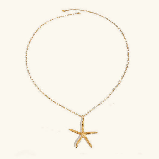 [Royal Vicky]Claudia Gold Starfish Necklace