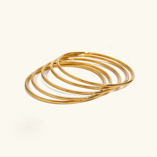 [Royal Vicky]Shannon Gold Bangle Set