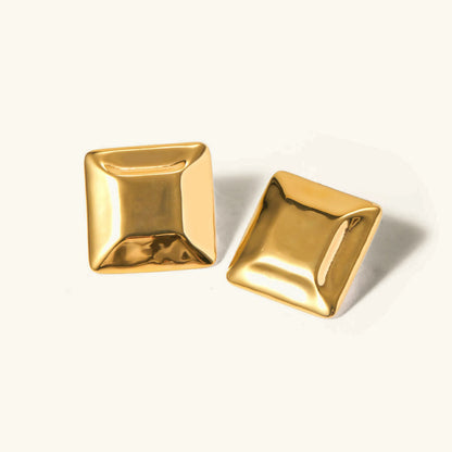[Royal Vicky]Fischer Chunky Pillow Earrings