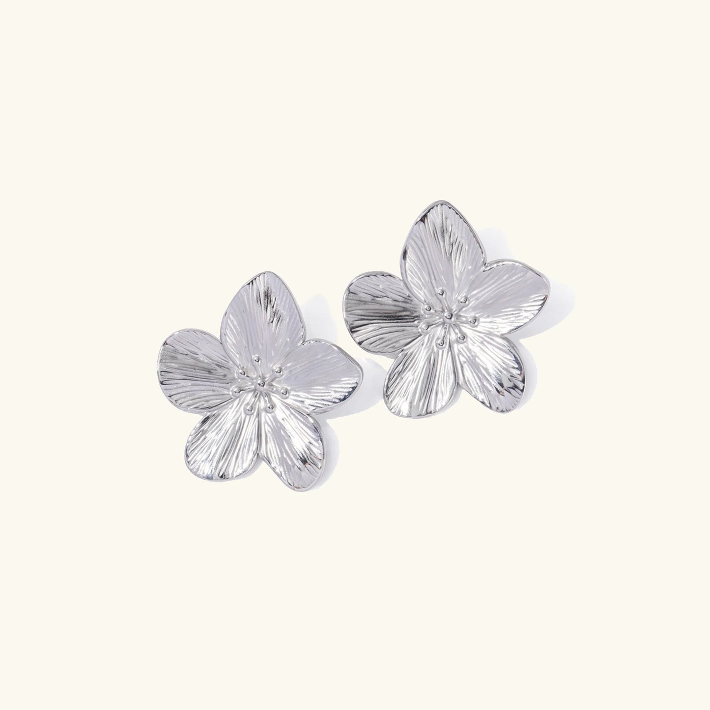 [Royal Vicky]Allysa Flower Gold Earrings