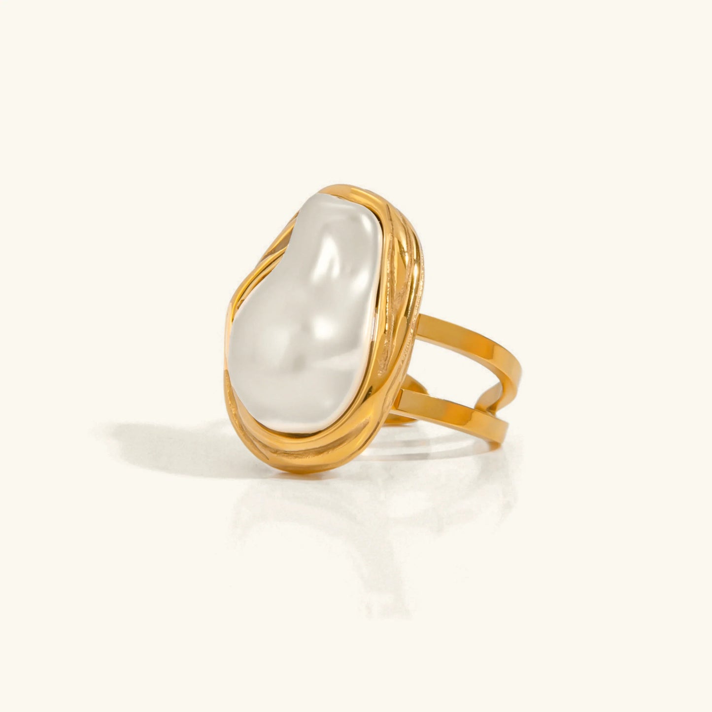 [Royal Vicky]Charis Gold Pearl Ring