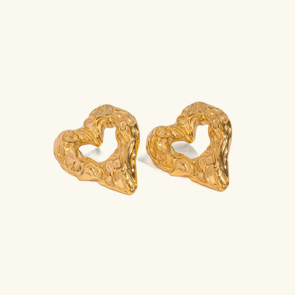 [Royal Vicky]Helene Heart Earrings